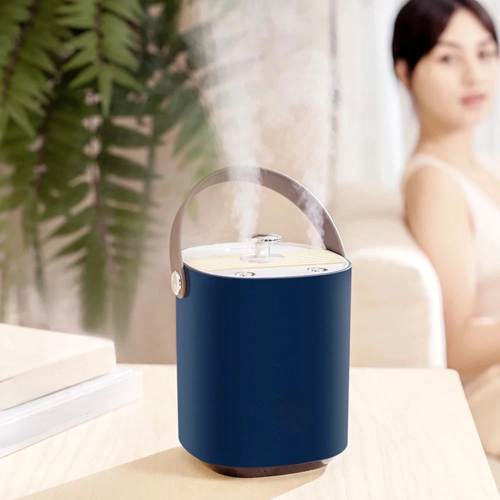 modern humidifier dark blue home page